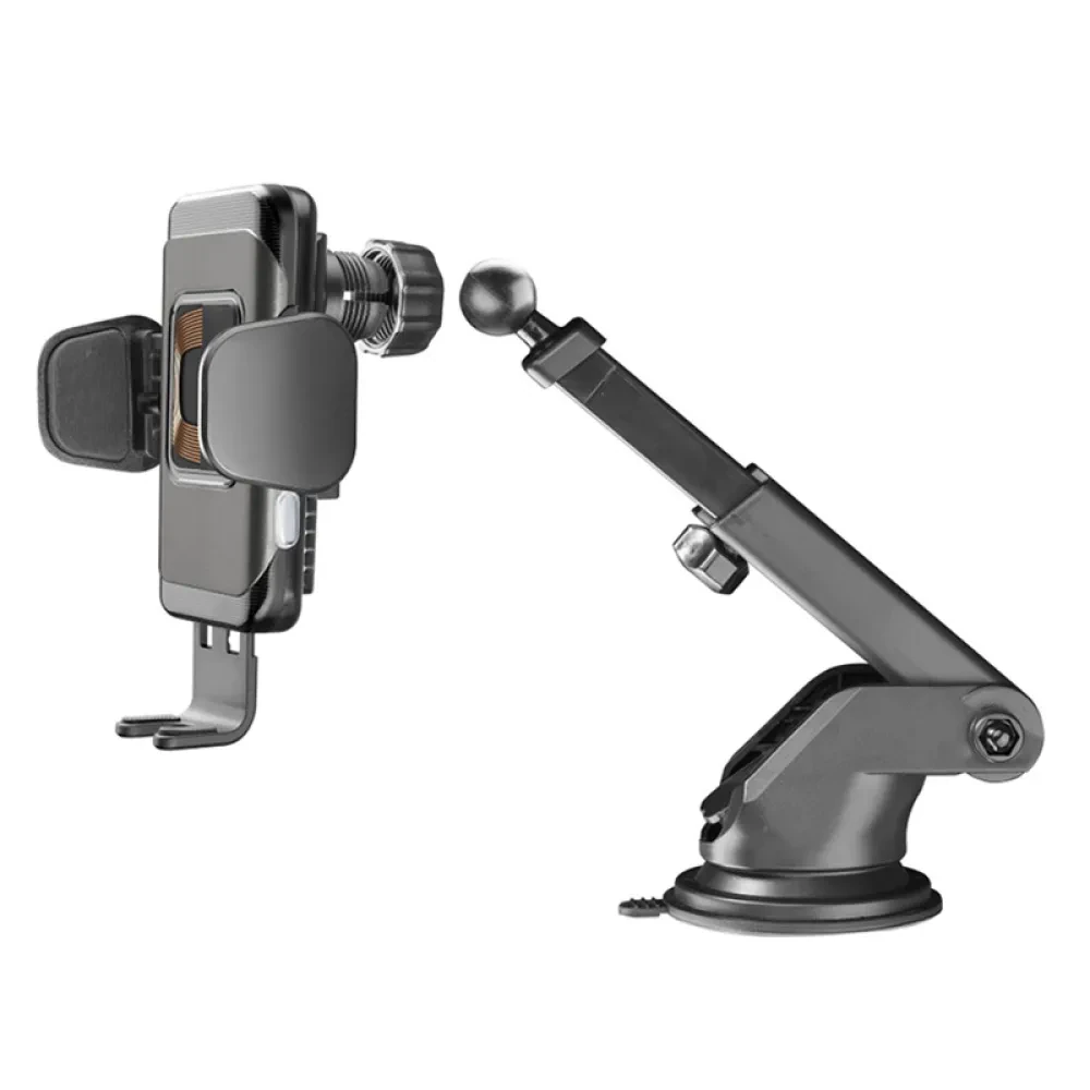 Suport Auto Cellularline Hug Dual Pro 15W, Negru