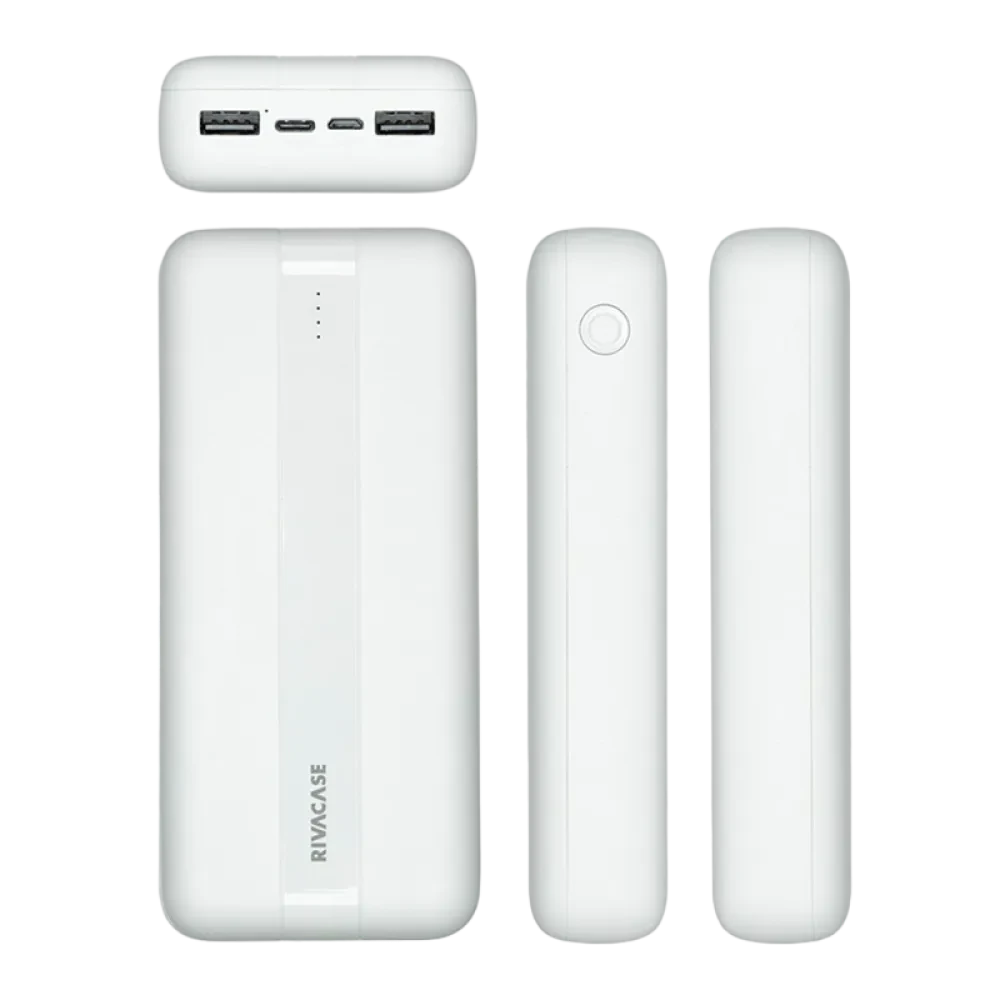 Acumulator extern RivaCase VA2081, 20000mAh, Alb