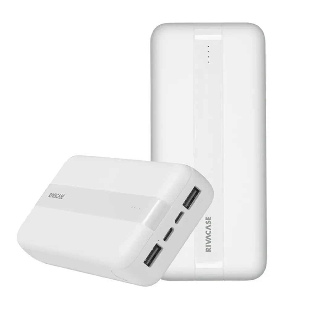 Acumulator extern RivaCase VA2081, 20000mAh, Alb