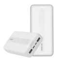 Acumulator extern RivaCase VA2081, 20000mAh, Alb