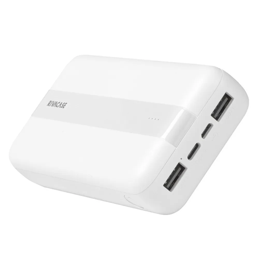 Acumulator extern RivaCase VA2081, 20000mAh, Alb