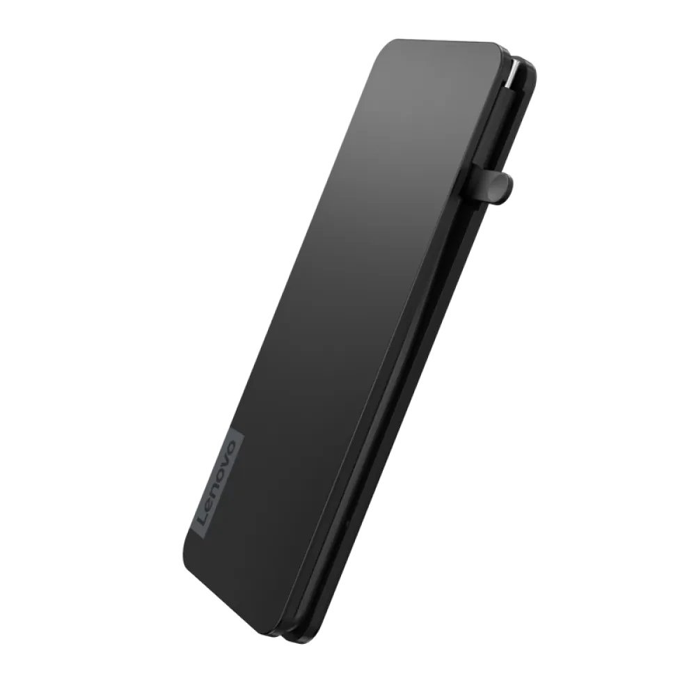 Stație Docking Lenovo USB-C Slim Travel Dock, Negru