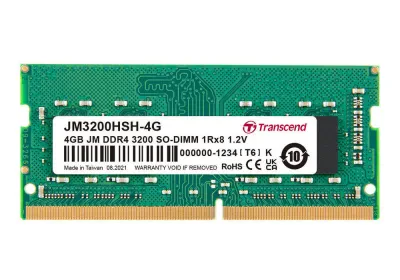 Оперативная память Transcend JM3200HSH-4G, DDR4 SDRAM, 3200 МГц, 4Гб