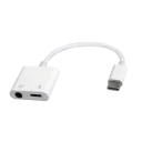 Audio Adaptor Cablexpert A-CM-3.5FP-01, USB Type-C (M) - 3.5mm 4-pin (F), 0,01m, Alb