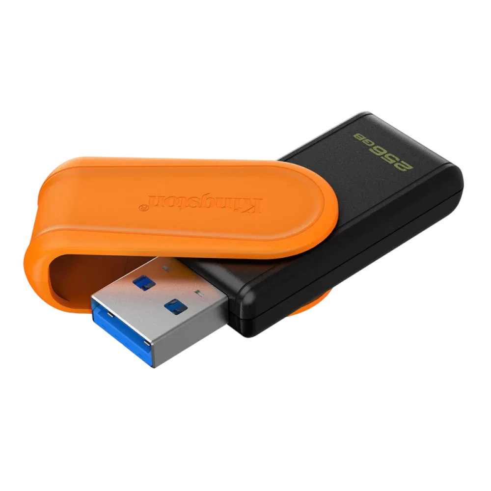 Memorie USB Kingston DataTraveler Exodia S, 256GB, Negru | Portocaliu