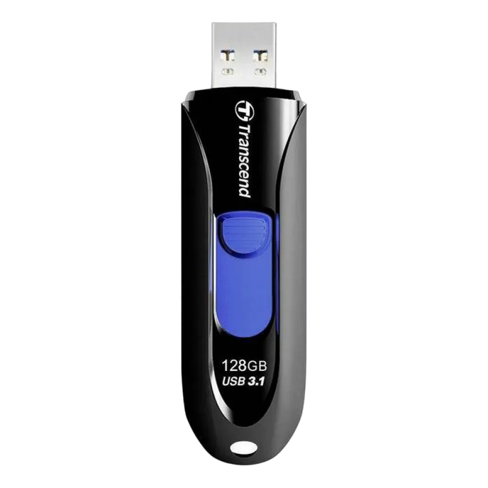 Memorie USB Transcend JetFlash 790, 128GB, Negru/Albastru