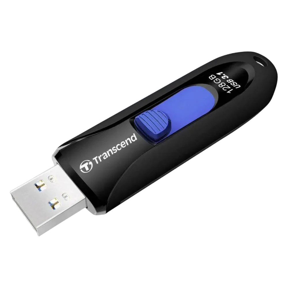 Memorie USB Transcend JetFlash 790, 128GB, Negru/Albastru