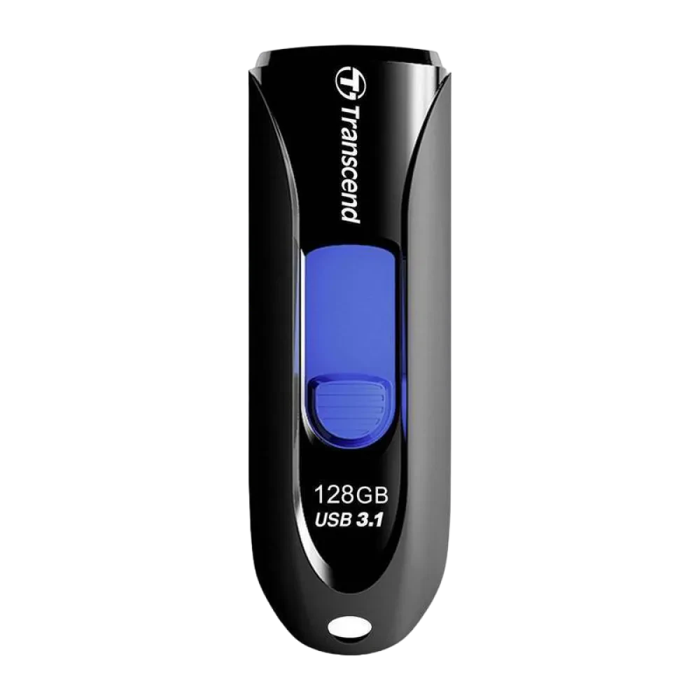 Memorie USB Transcend JetFlash 790, 128GB, Negru/Albastru
