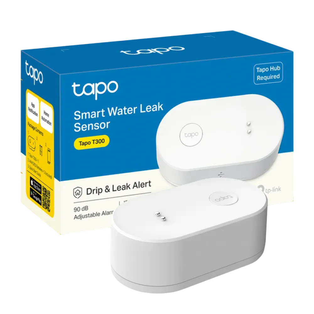 Detector de scurgeri TP-LINK Tapo T300, Alb