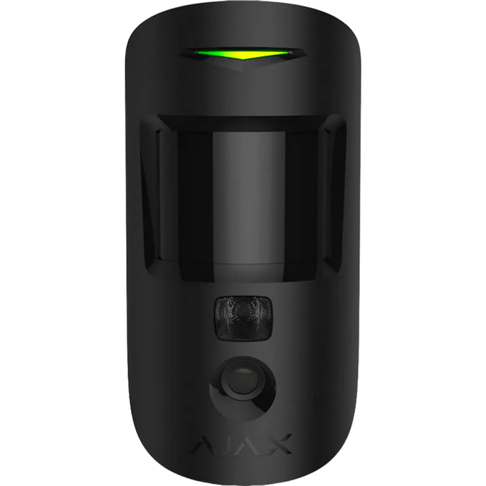 Датчик движения Ajax MotionCam (PhOD) Black, Чёрный