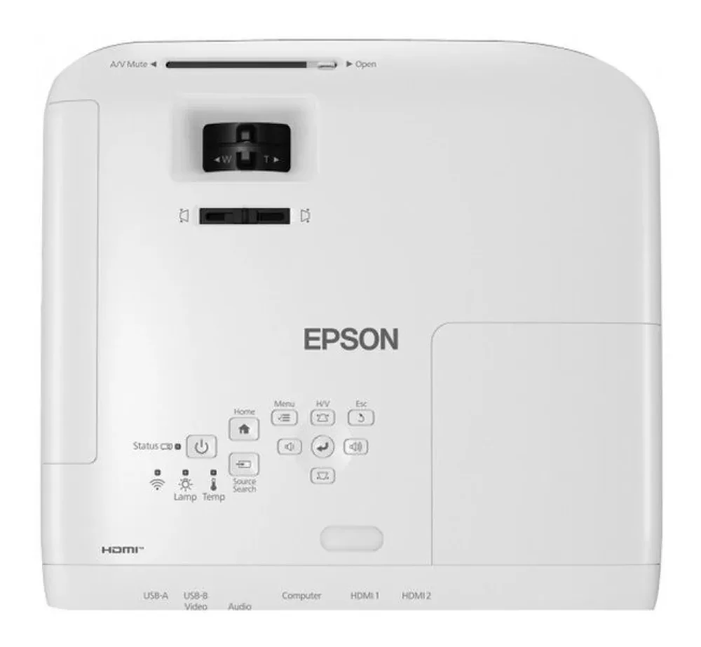 LCD Proiector Epson EB-X49, 3600ANSI Lumens, XGA (1024 x 768), Alb