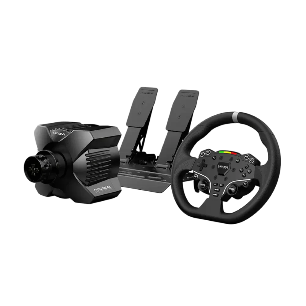 Volan Gaming MOZA R3 Racing pentru PC, Negru