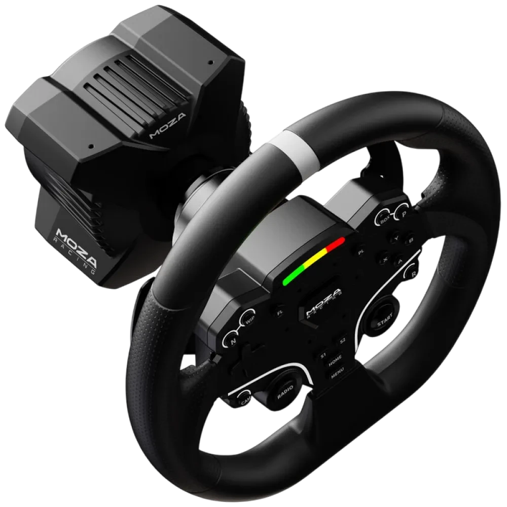 Volan Gaming MOZA R3 Racing pentru PC, Negru