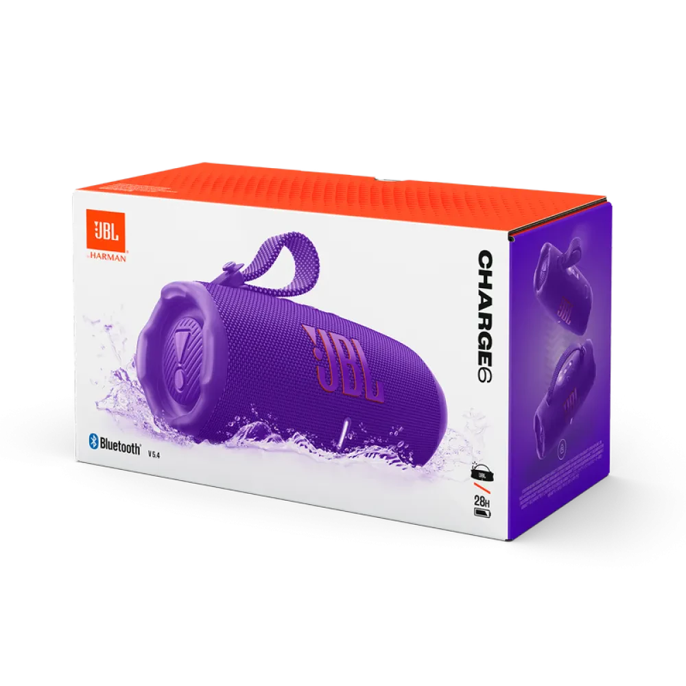 Портативная колонка JBL Charge 6, Фиолетовый