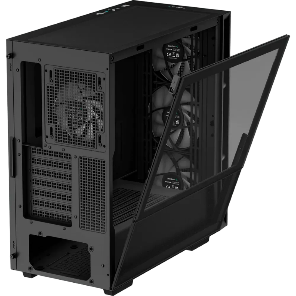 Carcasă PC Deepcool CH560, Midi-Tower, Fără PSU, Negru