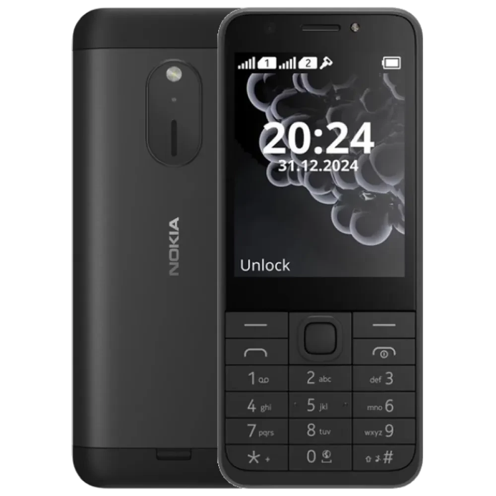 Мобильный телефон Nokia 230 (2024), Чёрный