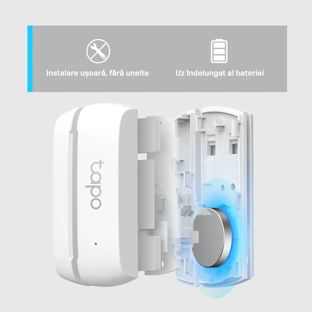 Senzor de contact inteligent TP-LINK Tapo T110, Alb