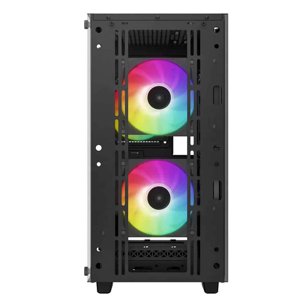 Компьютерный корпус Deepcool CC360 ARGB, Midi-Tower, Без блока питания, Чёрный