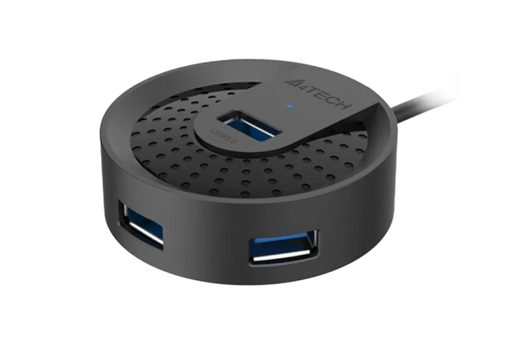 Adaptor Hub A4Tech HUB-30, Negru