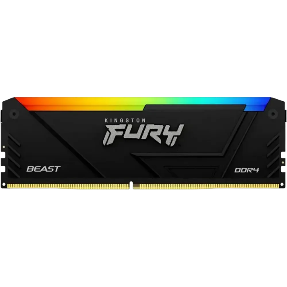 Memorie RAM Kingston FURY Beast RGB, DDR4 SDRAM, 3200 MHz, 16GB, KF432C16BB12A/16