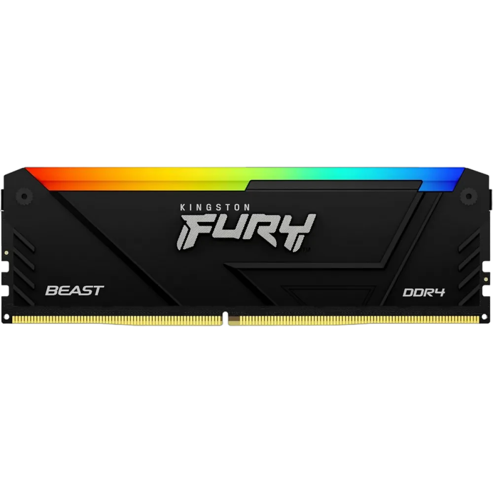Memorie RAM Kingston FURY Beast RGB, DDR4 SDRAM, 3200 MHz, 16GB, KF432C16BB12A/16