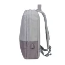 Rucsac pentru Laptop RivaCase Prater, 15.6", Poliester, Gri/Moca