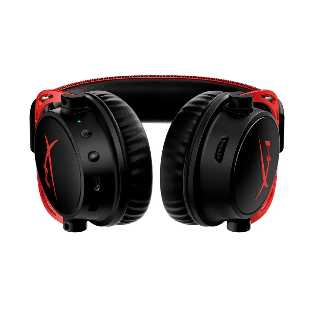 Căști gaming HyperX Cloud Alpha Wireless, Fără fir, Negru/Rosu