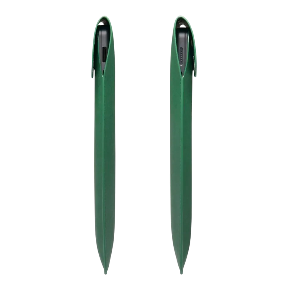 Футляр для ноутбука Spigen Valentinus 13-14", Искусственная кожа, Jeju Green
