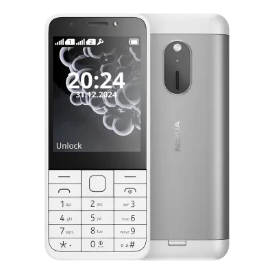 Telefon mobil Nokia 230 (2024), Alb