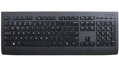 Клавиатура Lenovo 4X30H56866, Беспроводное, Чёрный