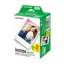 Hârtie foto instax Mini Film Twin Pack, 20 buc, Alb