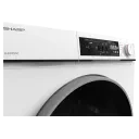 Uscător de rufe Sharp KDNHA8S7GW21EE, 8kg, Alb