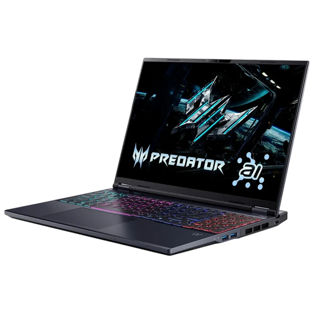 Laptop Gaming 16" Acer Predator Helios Neo 16 AI PHN16-73, Abyssal Black, Intel Core Ultra 9 275HX, 32GB/1024GB, Linux eShell