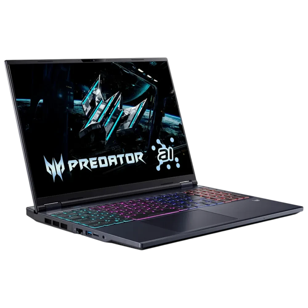 Laptop Gaming 16" Acer Predator Helios Neo 16 AI PHN16-73, Abyssal Black, Intel Core Ultra 9 275HX, 32GB/1024GB, Linux eShell