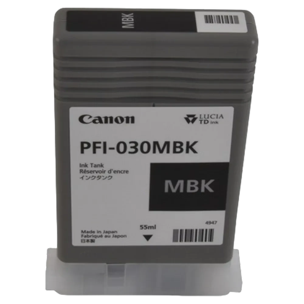 Cartuș de cerneală Canon PFI-030, 55ml, Negru mat