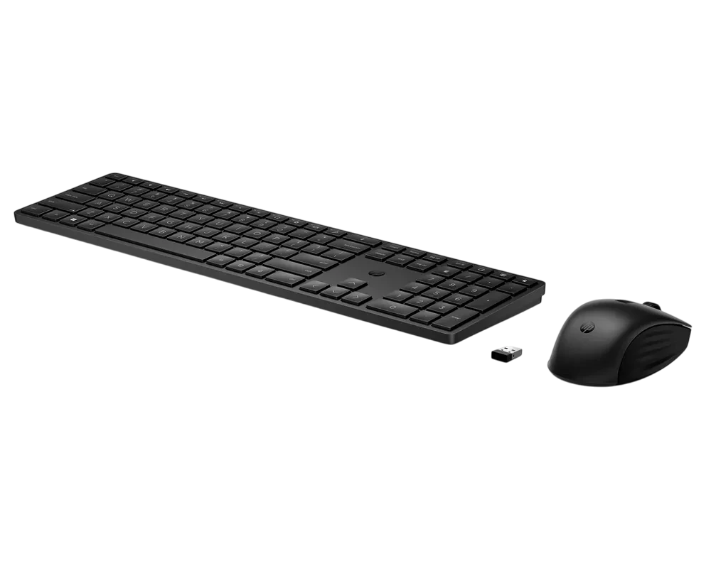 Клавиатура и мышь HP 655, Беспроводное, Чёрный