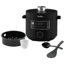 Aparat de gătit multifuncțional sub presiune Tefal CY754830, Negru