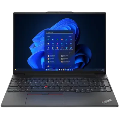 Laptop Business 16" Lenovo ThinkPad E16 Gen 2, Negru, Intel Core Ultra 5 125U, 16GB/512GB, Fără SO