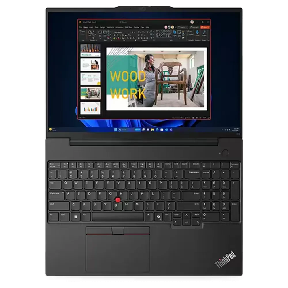 Ноутбук для бизнеса 16" Lenovo ThinkPad E16 Gen 2, Чёрный, Intel Core Ultra 5 125U, 16Гб/512Гб, Без ОС