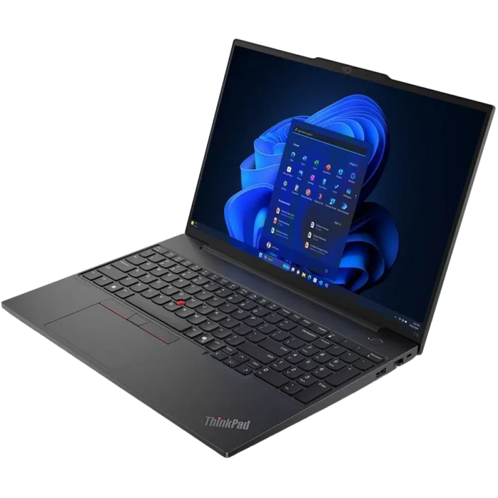 Ноутбук для бизнеса 16" Lenovo ThinkPad E16 Gen 2, Чёрный, Intel Core Ultra 5 125U, 16Гб/512Гб, Без ОС