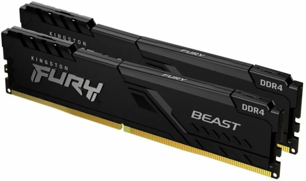 Memorie RAM Kingston FURY Beast, DDR4 SDRAM, 3200 MHz, 64GB, KF432C16BBK2/64