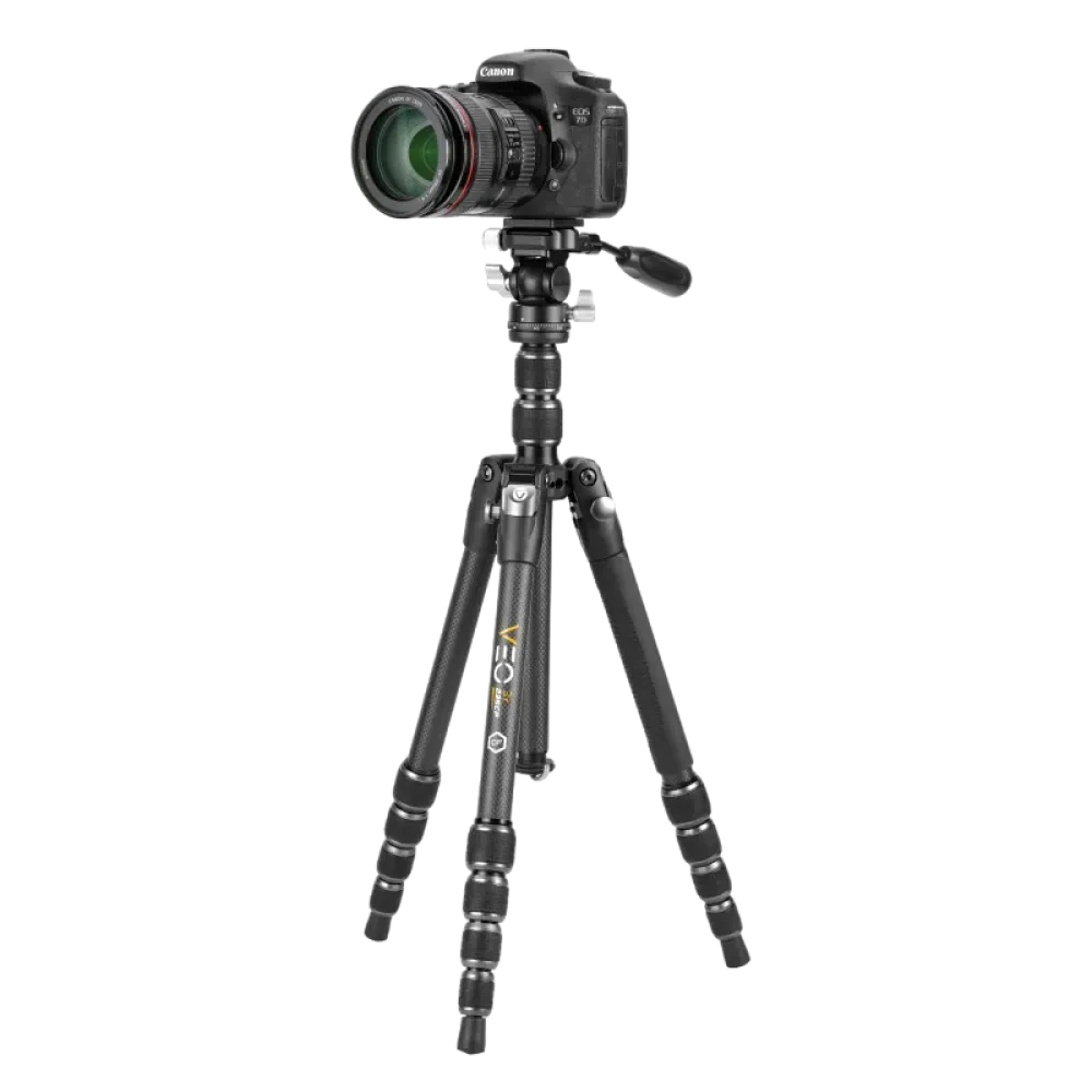 Штатив/Монопод Vanguard VEO3T 235CP, Видеоголовка, Чёрный