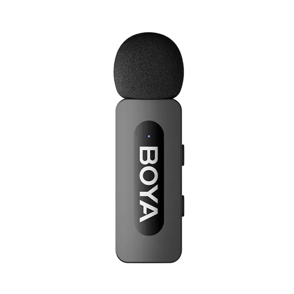 Microfon portabil pentru înregistrare vocală Boya BY-V30, Fără fir, Negru