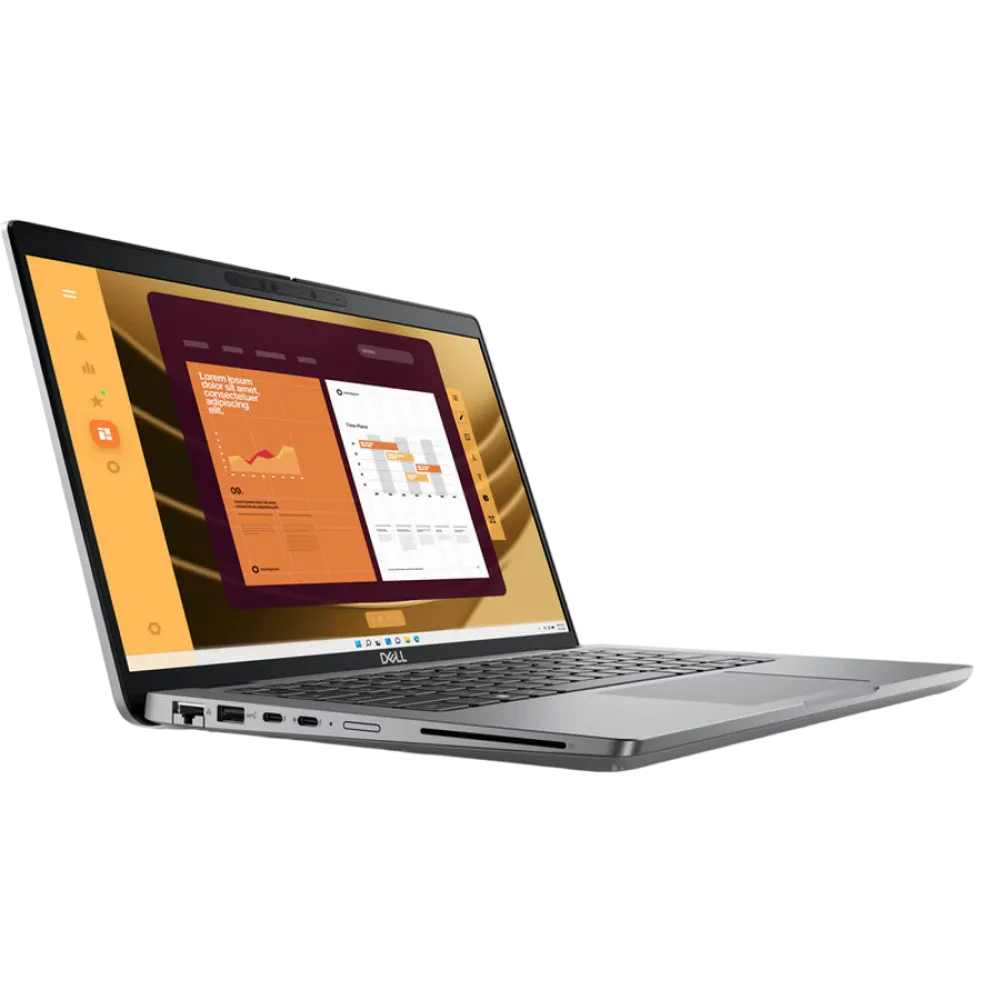 Ноутбук для бизнеса 14" DELL Latitude 5450, Grey, Intel Core Ultra 7 165U, 16Гб/1024Гб, Linux Ubuntu