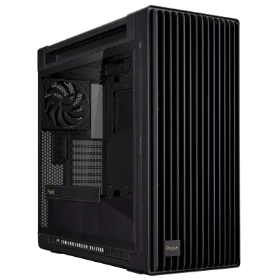 Carcasă PC ASUS ProArt PA602, Midi-Tower, Fără PSU, Negru