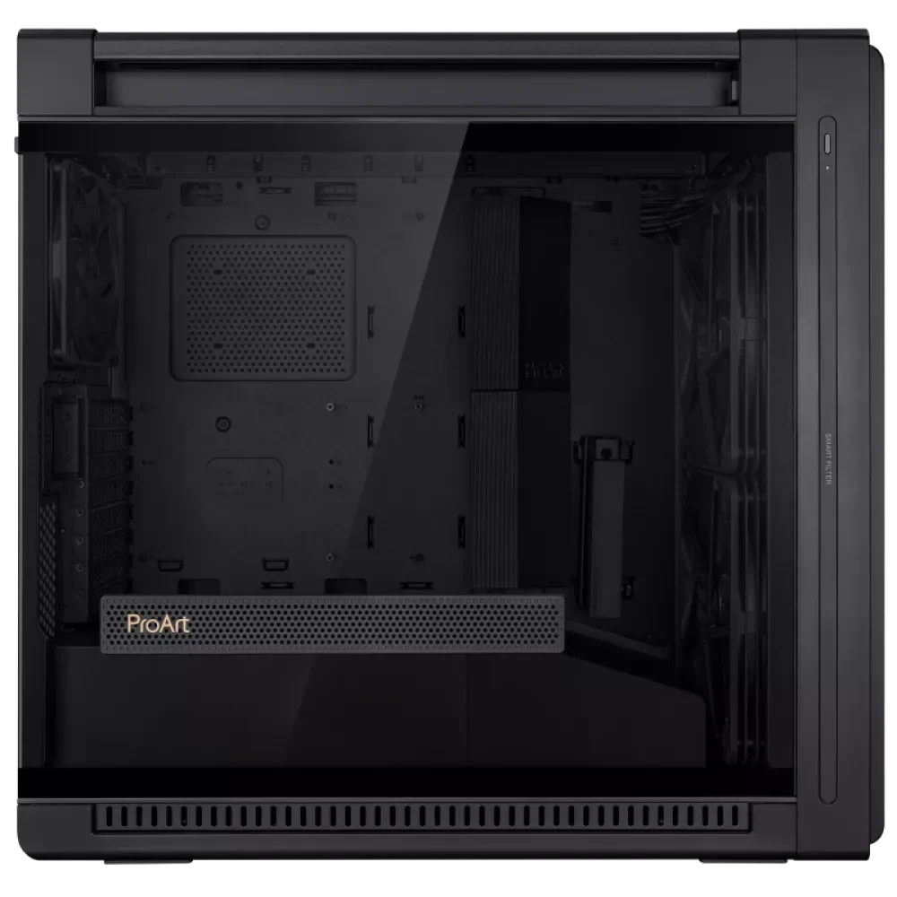 Компьютерный корпус ASUS ProArt PA602, Midi-Tower, Без блока питания, Чёрный