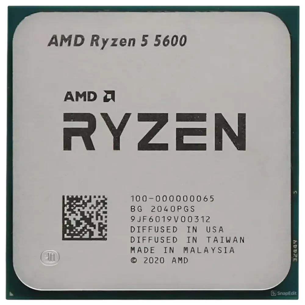 Процессор AMD Ryzen 5 5600, Нет встроенной графики, Wraith Stealth | Tray