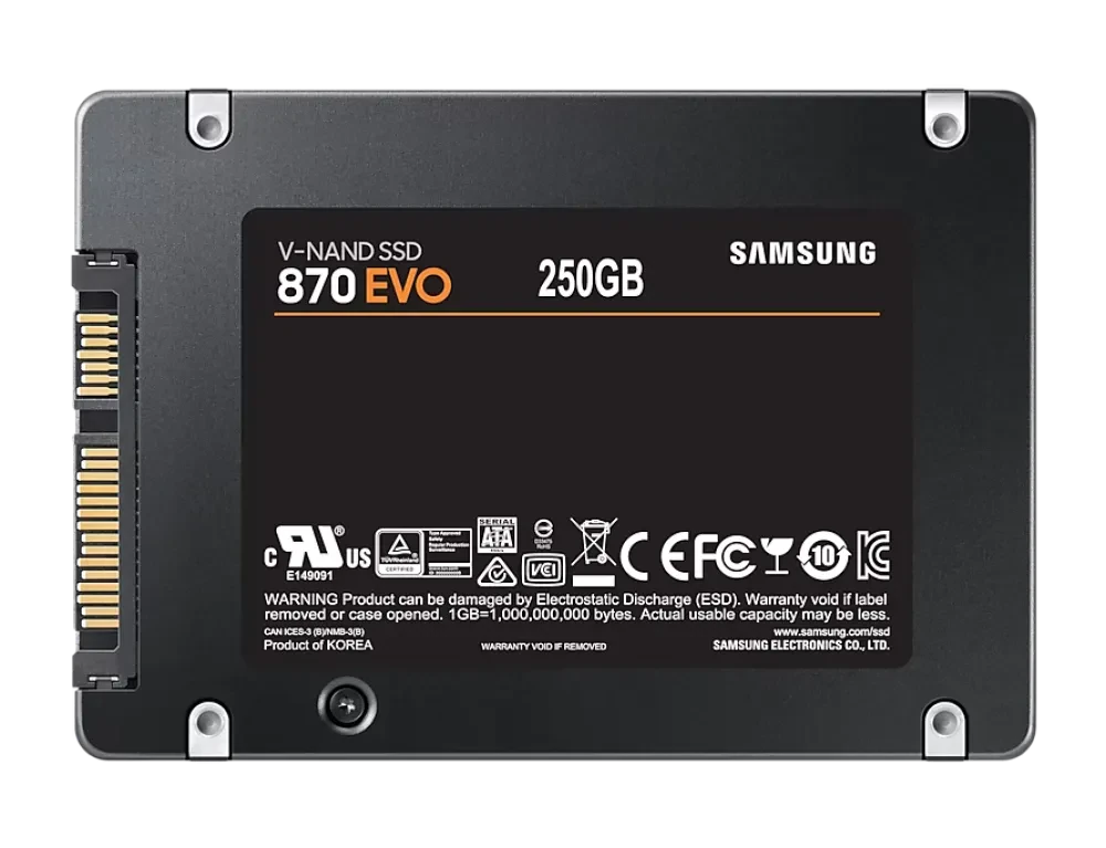 Unitate SSD Samsung 870 EVO  MZ-77E250, 250GB, MZ-77E250B/KR