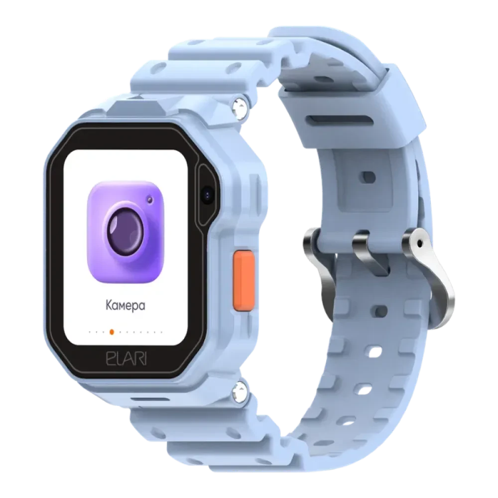 Ceas pentru copii Elari KidPhone Techno 4G, 44mm, Albastru