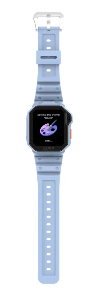 Ceas pentru copii Elari KidPhone Techno 4G, 44mm, Albastru